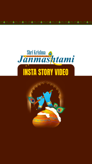 Janmashtami Insta Story Video templates