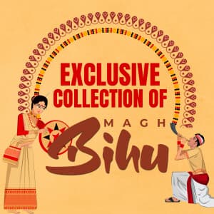 Exclusive Collection of Magh Bihu templates