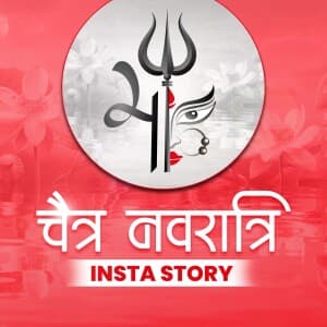 Chaitra Navratri Insta Story templates