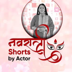 Navratri Shorts by Model templates