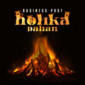 Business Post - Holika Dahan templates