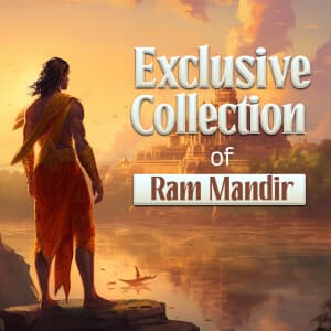 Exclusive collection of ram mandir templates