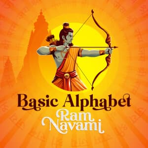Basic Alphabet - Ram Navami templates