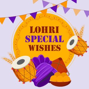 Lohri Special Wishes templates