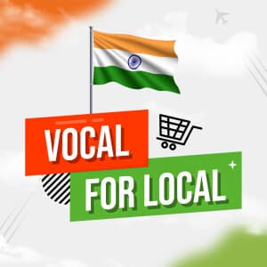 Vocal For Local - Republic Day templates