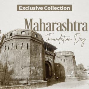 Exclusive Collection - Maharashtra Foundation Day templates