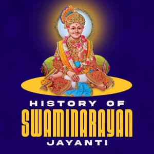 History of Swaminarayan Jayanti templates