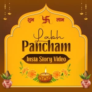 Labh Pancham Insta Story Video templates