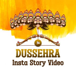 Dussehra Insta Story Video templates