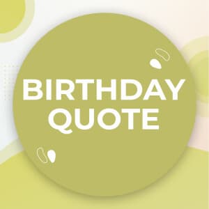 Birthday Quote templates