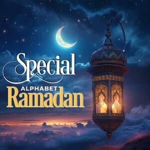 Special Alphabet -  Ramadan templates