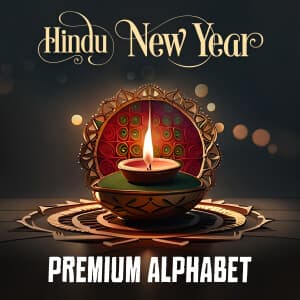 Premium Alphabet - Hindu New Year