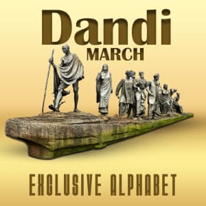 Exclusive Alphabet - Dandi March