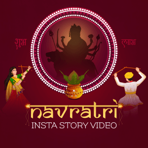 Navratri Insta Story Video templates