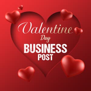 Valentine's day Business Post templates