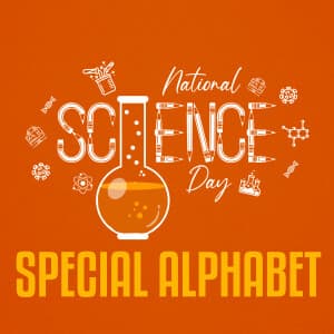 Special Alphabet - National Science Day