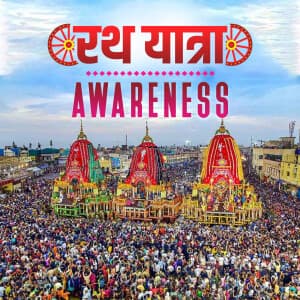 Rath Yatra Awareness templates