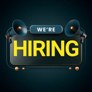 We Are Hiring Post templates