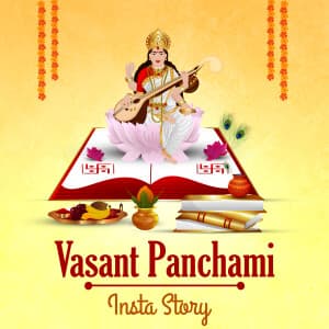 Vasant Panchami insta story