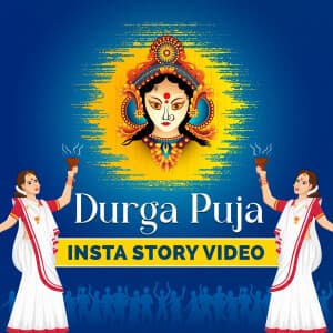 Durga Puja Insta Story Video templates