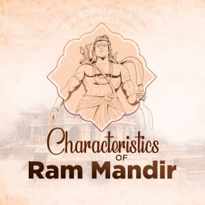 Characteristics of Ram mandir templates