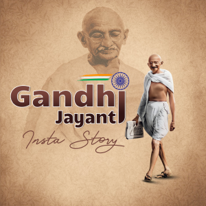 Gandhi Jayanti Insta Story