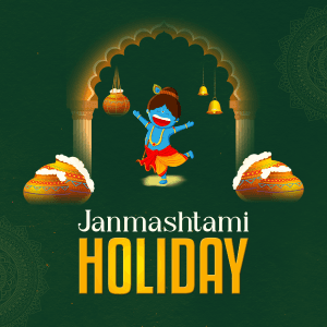 Janmashtami Holiday templates