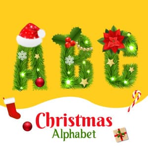 Christmas Alphabet templates