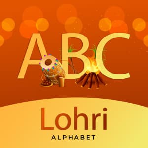 Lohri Alphabet templates