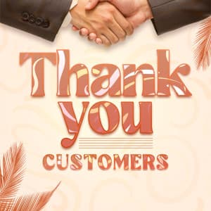 Thank you Customers