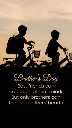 Brother's Day Story templates