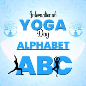 International Yoga Day Alphabet