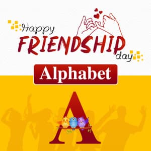 Friendship Day Alphabet