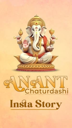 Anant Chaturdashi Insta Story