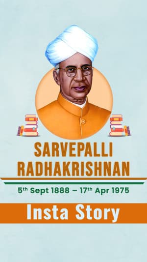 Sarvepalli Radhakrishnan Jayanti Insta Story