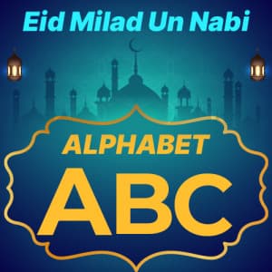 Eid Milad Un Nabi Alphabet