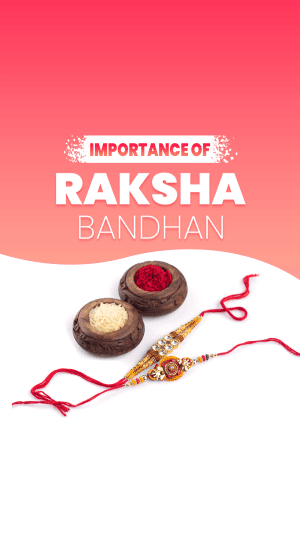 Importance of Raksha Bandhan templates