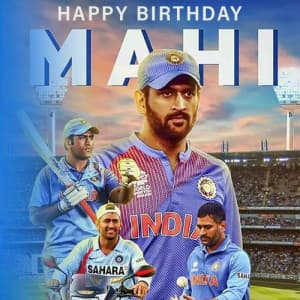 M.S. Dhoni  Birthday