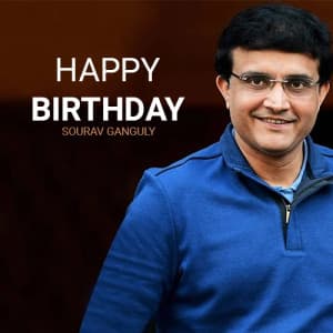 Sourav Ganguly Birthday