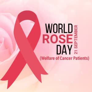 Rose day welfare of cancer patients