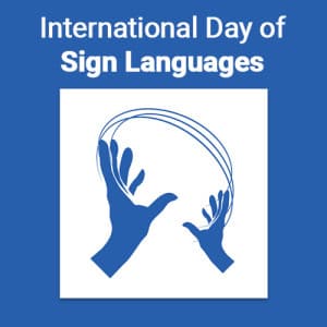 International Day of Sign Languages