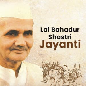 Lal Bahadur Shastri Jayanti