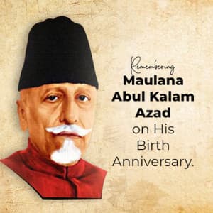 Abul Kalam Azad Birth Anniversary