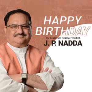 J. P. Nadda Birthday