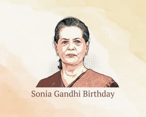 Sonia Gandhi  Birthday