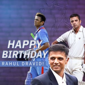 Rahul Dravid Birthday