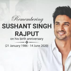 Sushant Singh Rajput Birth Anniversary