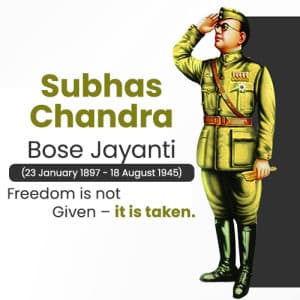 Subhash Chandra Bose Jayanti