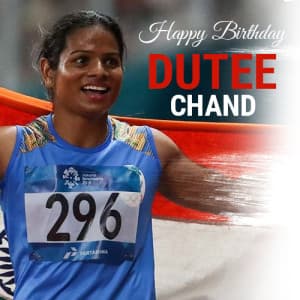 Dutee Chand - Birthday