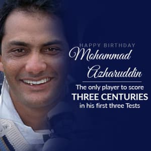 Mohammad Azharuddin Birthday